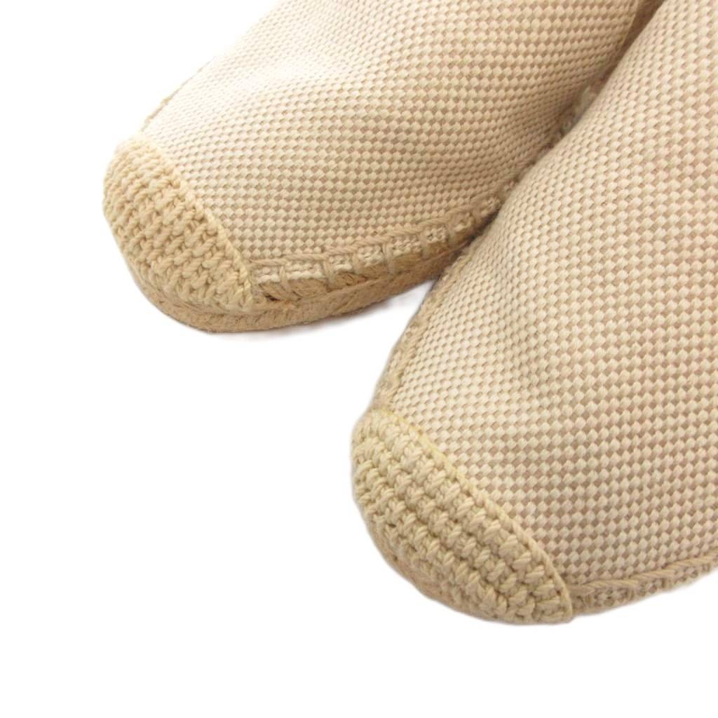 Tory Burch Women's Beige Espadrille Sandals 7M Wedge Sole AB thumbnail 3