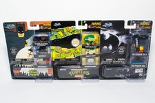 Lot of Jada Toys Die-Cast Nano Hollywood Rides Batman  TMNT Ninja Turtles