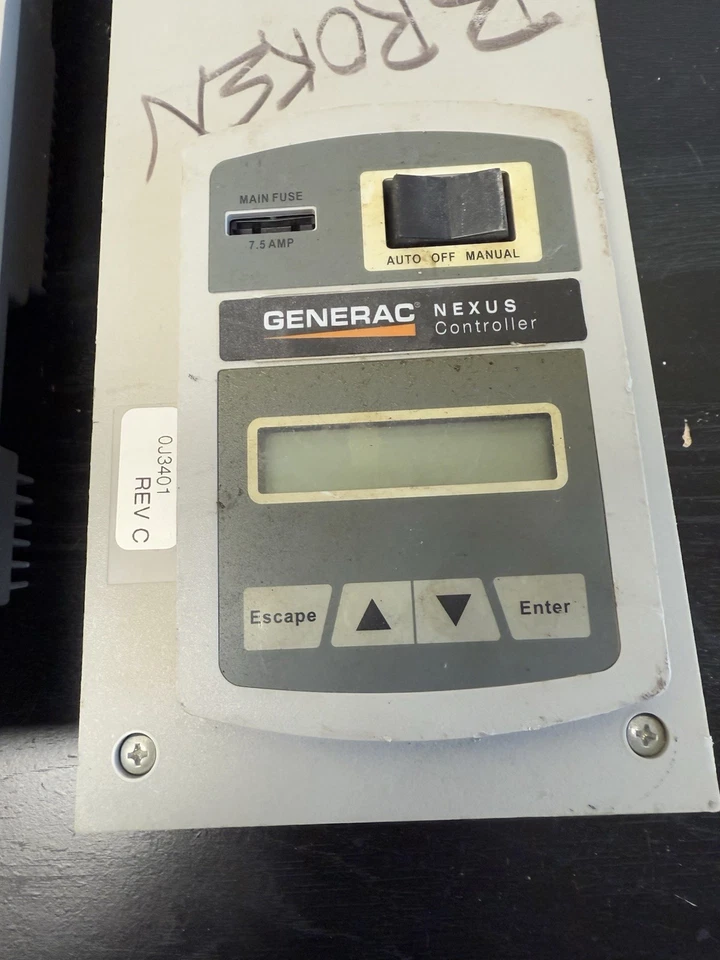 Generac 0H6680B & 0H6680D OEM 2 TWO Generator Control Board 4 PART REPAIR UNTEST - Image 3 of 4