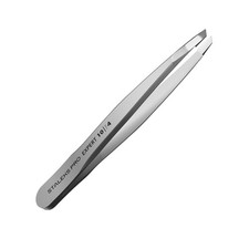 Tweezers For Eyebrow-STALEKS PRO-type 4-Surgical Stainless Steel-Slant Tip