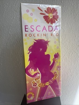 Escada ROCKIN  RIO Eau de Toilette 100ml EDT Vaporisateur Natural Spray Vintage