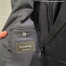 Ermenegildo Zegna Fit Wool Mila Traveller Multiseason Suit Jacket 38R