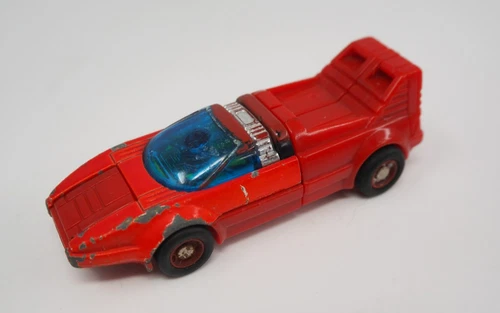 Vintage  MR-07 Bandai GOBOTS Machine Robo Turbo Tonka Red Racecar Friendly Popy