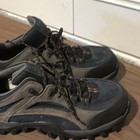 Timberland Men's Gray/Black Synthetic Lace-Up Ankle Hiker Boots 11W steel toe — photo 2