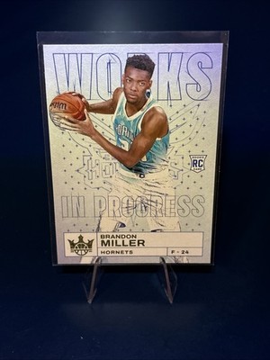 Works In Progress! 2023-24 Court Kings Brandon Miller Rookie, #3 RC, Hornets
