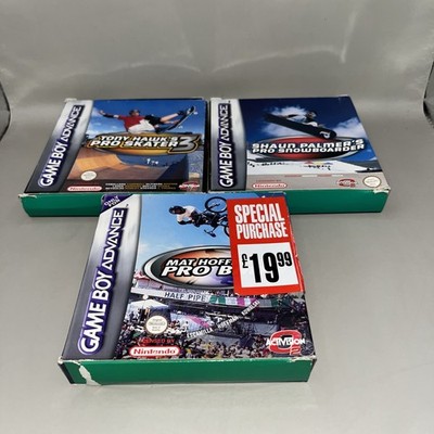Gameboy Advance Spiele X3 Tony Hawks Matt Hoffman & Shaun Palmer Neu Nicht Sealed 