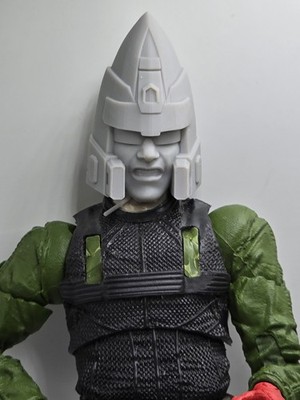 3d Print CONE SEEKER AIR VIPER HEAD#3  1:10 7'' SELECT DC MULTIVERSE SCALE