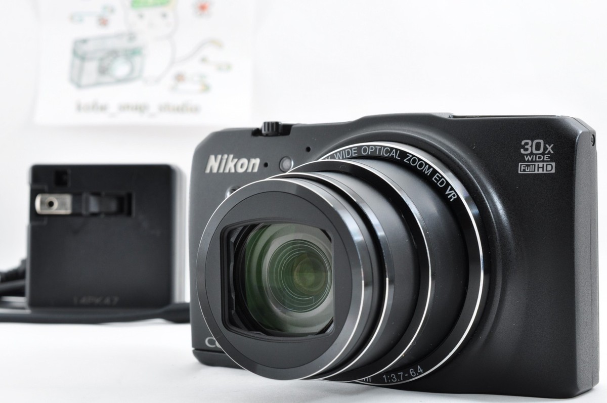 1yr Wty for US Nikon Coolpix S9700 Digital Camera 16MP 30x Zoom