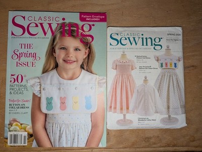 CLASSIC SEWING MAGAZINE WITH PATTERN ENVELOPE, VOL. 5, ISSUE 1, SPRING 2020