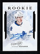 2016-17 Upper Deck Artifacts Rookie Black 2/5 Kasperi Kapanen #163 Auto 7ez