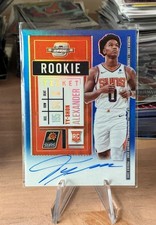 Ty-shon Alexander Rookie Ticket Autographed Blue /99 2020 #138
