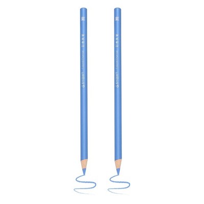 2Pcs Color Drawing Pencils for Sketching, Light Blue