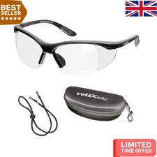 Adjustable Anti-Scratch Safety Glasses with Prescription Lenses, Clear & Stylish
