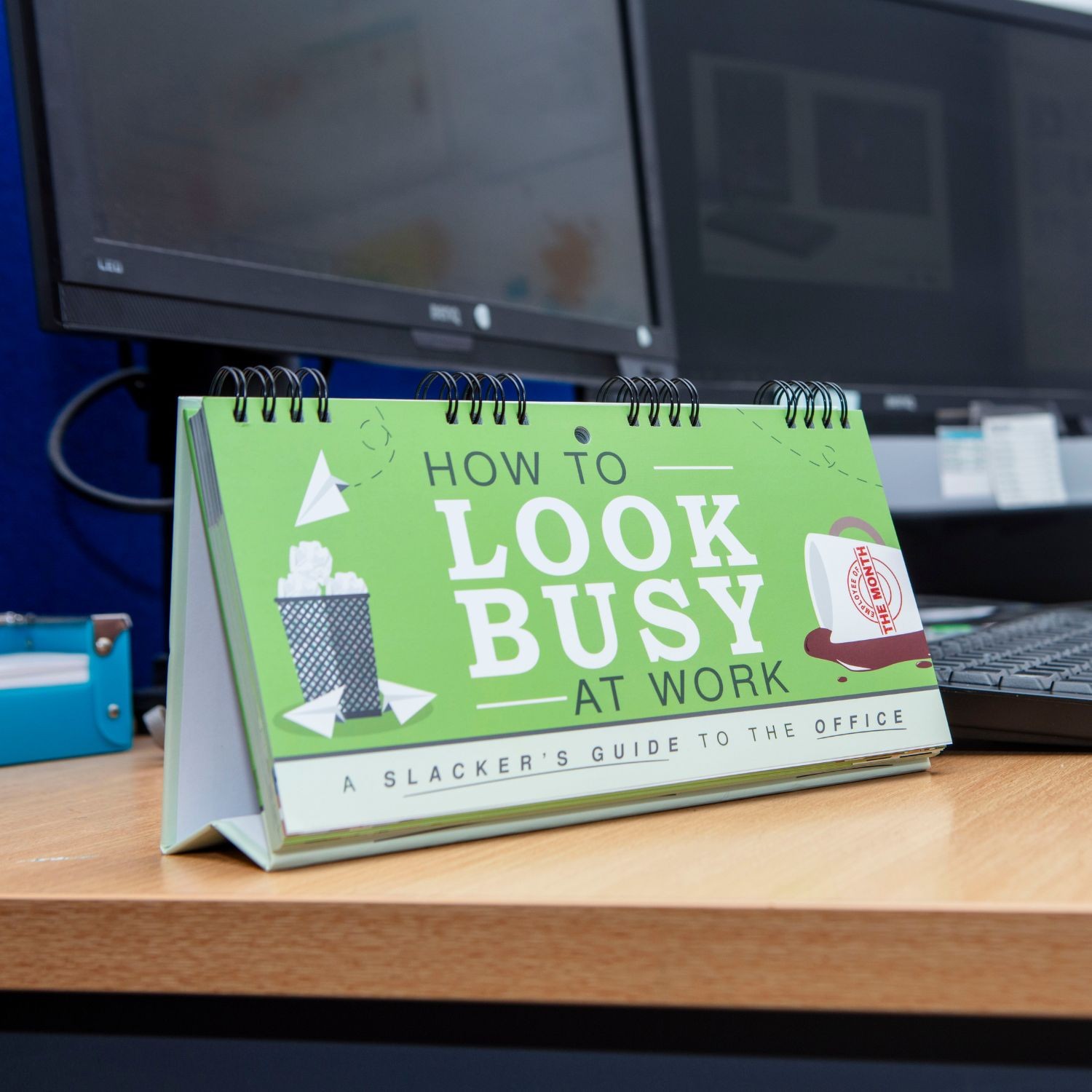 How To Look Busy At Work Flipbook - Funny Gifts For Colleague