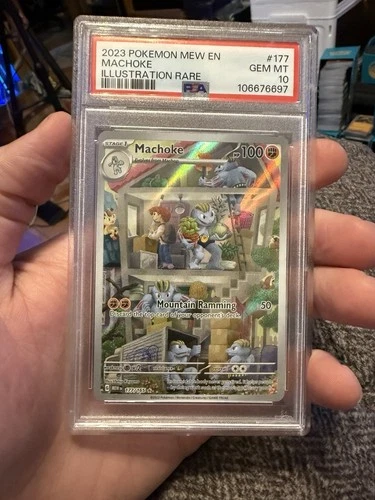 Pokemon 2023 Machoke 177/165 IR Scarlet & Violet 151 GEM MINT PSA 10