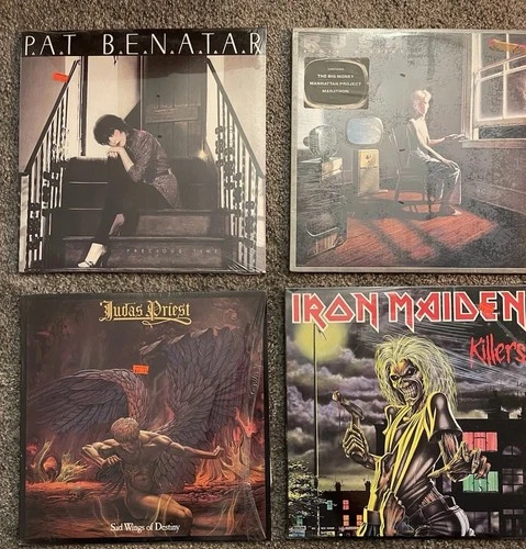 IRON MAIDEN KILLERS ORIGINAL FACTORY SEALED 1981 Benatar RUSH JUDAS