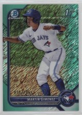 2022 Bowman Chrome Prospects Aqua Shimmer Refractor 39/125 Martin Gimenez 0vt8