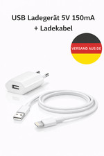 USB Ladegerät Netzteil Ladeadapter Ladekabel 2 Pin EU Stecker 5V 5W - NEU