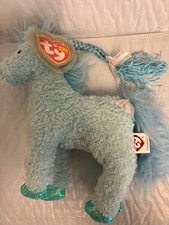 Ty Beanie Baby💜Charming The Blue Horse 7" New MWMT's