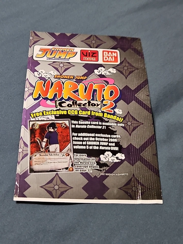 Sobre 2006 CCG Shonen Jump Naruto Collector 2 Sasuke Uchiha Promo PR006 Foto 2 de 2