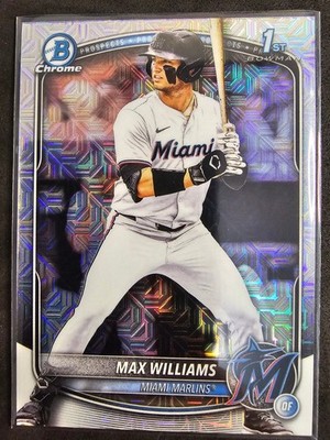 2025 Bowman Draft - Max Williams (1st Bowman) [Mojo Refractor] #BDC-68 MARLINS