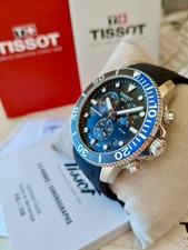 Tissot Seastar 1000 T-Sport Batman Steel Men's Chronograph Blue-Black Dial Diver 14