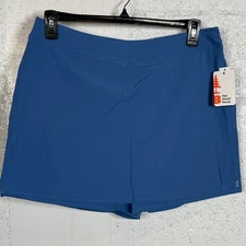 Bass Outdoor Women's Stretch-Fabric Traveler Skort EBB FLOW Blue large $55