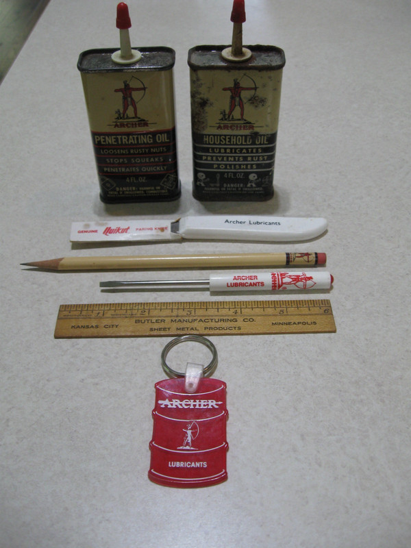 Vintage Archer Oil Lot