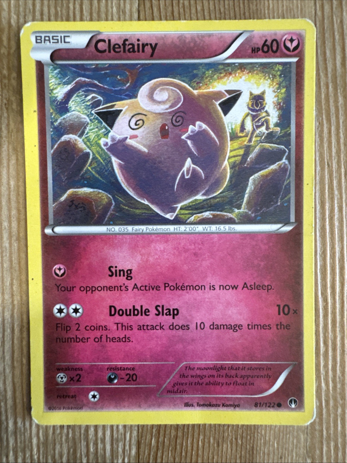 Pokemon Clefairy 81/122 BREAKpoint Common - DMG