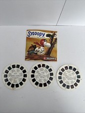 GAF View-Master #B 544 SNOOPY AND THE RED BARON 3 Reel Set w/Booklet