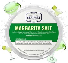 Margarita Salt Garnishing for Cocktails, Unrefined and Solar-Evaporated Ruddy