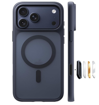 iPhone 17 Pro Max Case, Fit for MagSafe ,Stronger Magnetic & Shockproof Black