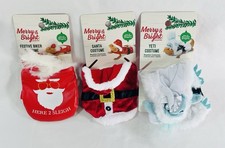 Bearded Dragon Christmas Costume Lot Biker Santa Snow Yeti