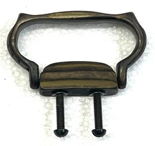 Antique English Bracket Clock Top Handle 2 1/2" Wide 1 1/2" High