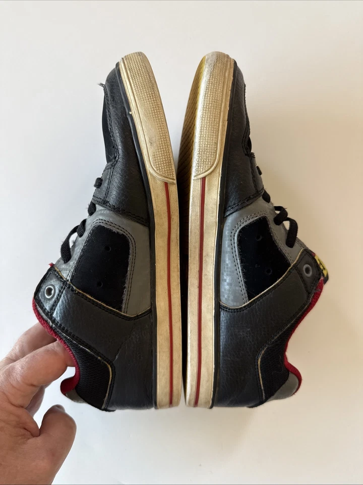 DC Shoes Pure Elástico Juvenil EE. UU. 6 Negro/Skateboard Y2K RARO Foto 4 de 4