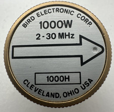 Bird 43 Thruline WattMeter Element 1000W 1000H 2-30MHz