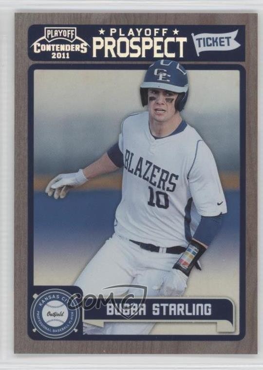 2011 Playoff Contenders Prospect Tickets 96/99 Bubba Starling #RT5 3b9