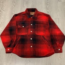 Vintage M Julian B. Free Wool Blend Plaid Fla...
