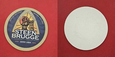 Steen Brugge Sanctus Arnoldus rund Brauerei Bierdeckel Coaster Beermat