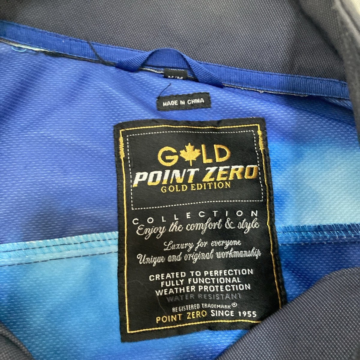 POINT ZERO Limited Collection Gold Edition MENS medium Jacket Coat