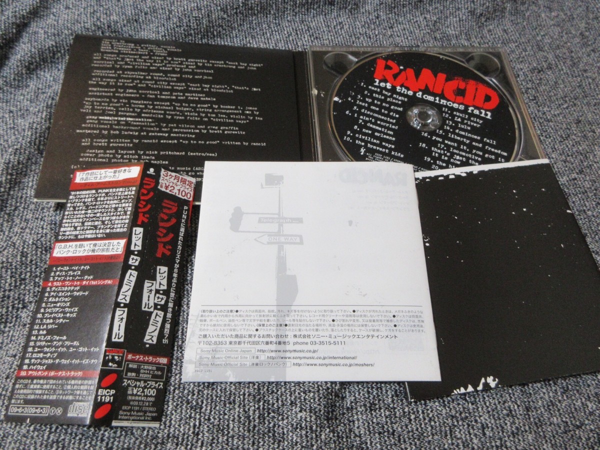 CD ランシド / レット・ザ・ドミノス・フォール RANCID Amazon.co.jp: レット・ザ・ドミノズ・フォール(初回生産限定盤