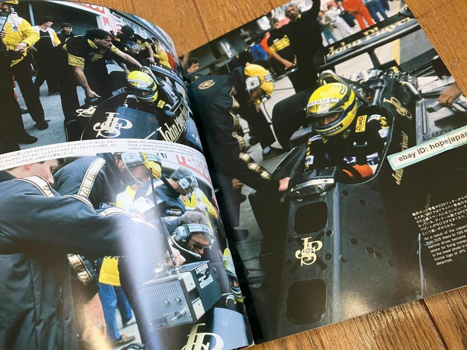 Lotus 98T 1986 97T 1985 Joe Honda Racing Pictorial series by HIRO Ayrton Senna - Image 4 of 4