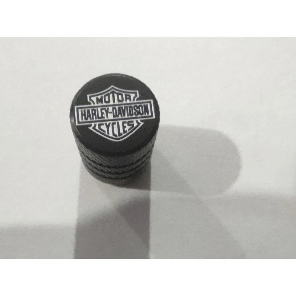 4 PCS(2set) Harley Motorcycle Tyre Valve Caps Sportster Dyna Streetglide Softail Foto 3 de 3