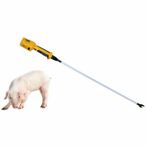 36inch Rechargeable Pig Cattle Prod Electric Shock Stock Prodder w/ Battery...