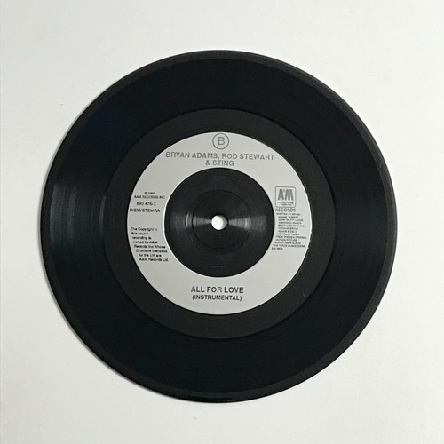 All For Love (From The Three Musketeers Motion Pic) 7" Record - 580 476-7 EX/EX - Picture 4 of 5