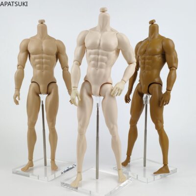 Kids Toy 1/6 Jointed DIY Movable Doll Body For 12'' Muscle FR Boy Doll Parts Gift