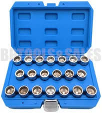 20pc Locking Wheel Nut Key Socket Master OEM Multi Spline 4 Porsche Cayenne VW