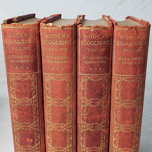 Modern Eloquence 1900 Complete Set Of 10 - Lovely Antique Condition - Picture 4 of 9