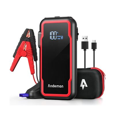 #ad Car Jump Starter 3000A Peak 20000mAh Start 9L Gas Engine or up to 7L Diesel ... $68.50