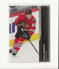 2021-22 Upper Deck Series 1 Mike Hardman Young Guns #208 - Chicago Blackhawks
